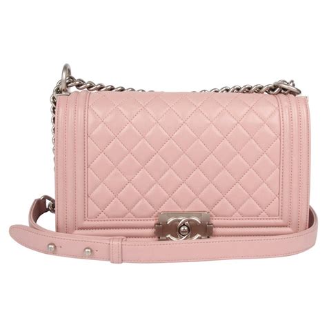 chanel le boy medium pink|coco chanel boys bag.